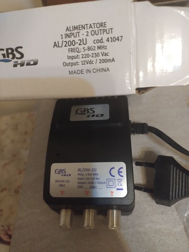 Alimentatore GBS HD AL/200-2U 12V