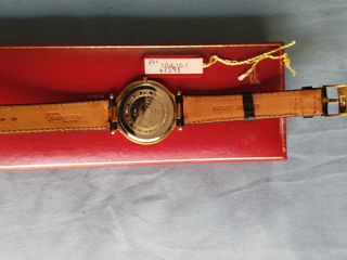 Reloj S.T. Dupont - Dorado, Piel Negra