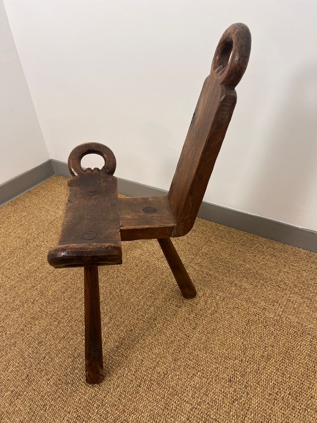 SILLA PARIDERA ANTIGUA DE MADERA