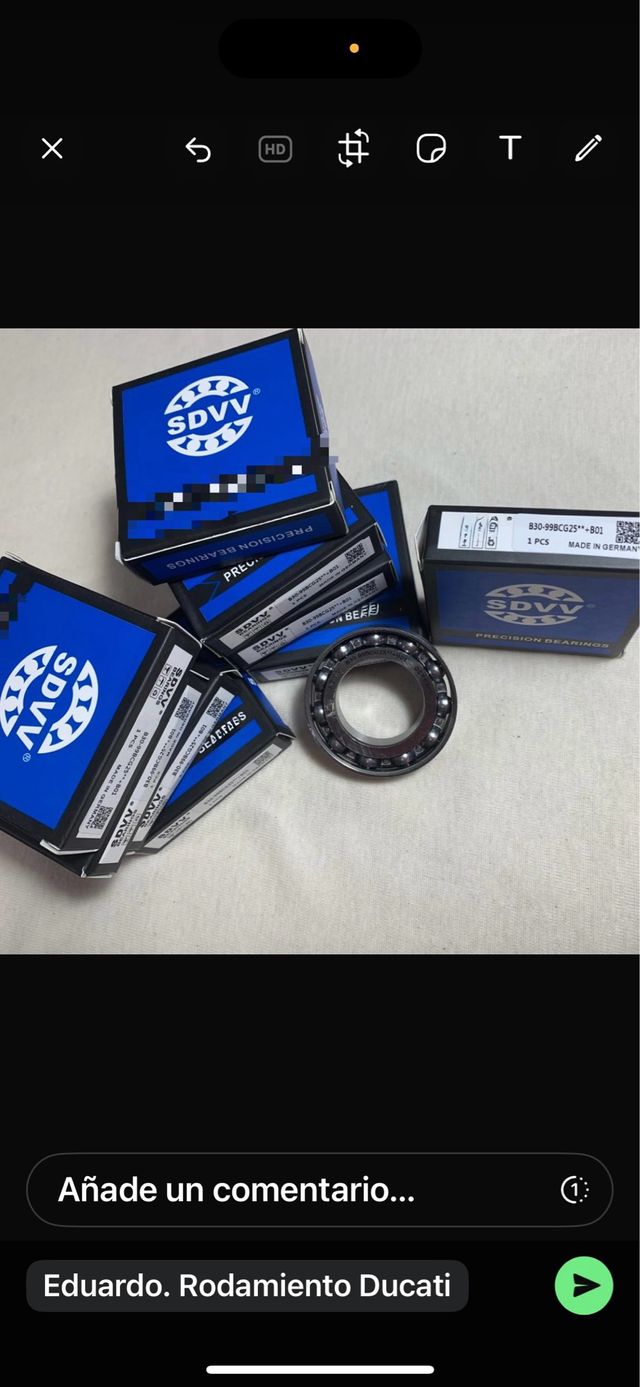 Rodamientos Ducati. 52/30/12 motor  (precio unidad