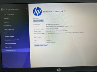 HP Pavilion 17 Notebook PC Gris