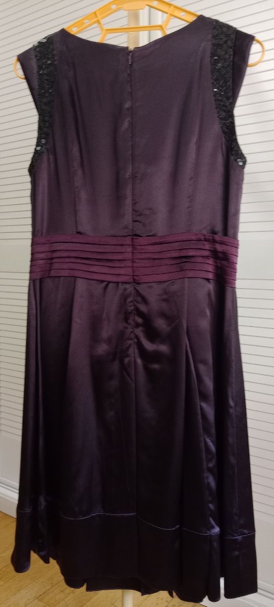 Vestido morado mujer para acontecimientos 