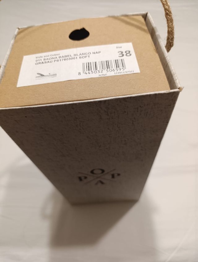 Sandalias POPA blancas - Piel - N°38