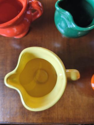 5 Brocche Ceramiche Vintage Colorate