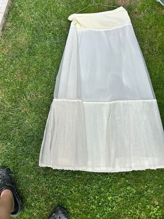 Vestido novia encaje blanco