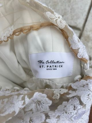 Vestido novia encaje blanco