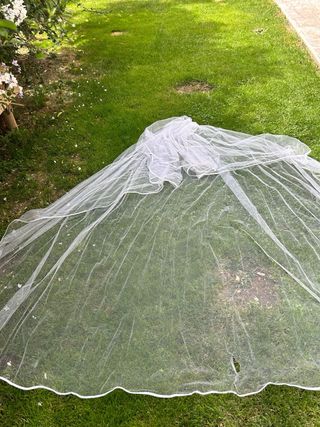 Vestido novia encaje blanco