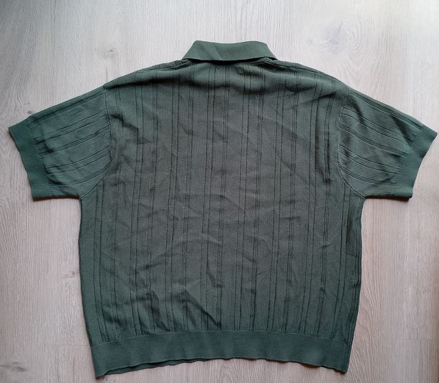 Polo Zara verde hombre - Talla L