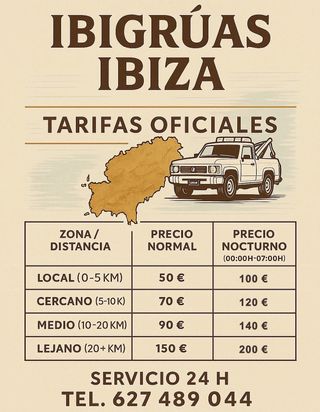 Remolque Ibiza - Grúas Ibiza 24h Grúas San Antonio