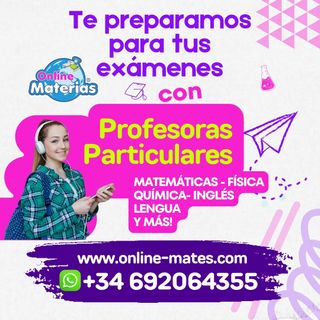 Clases particulares exámenes de bachillerato y Eso