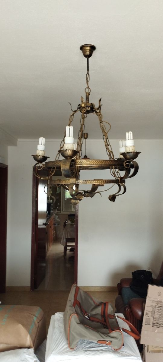 Candeeiro Vintage Ferro Forjado