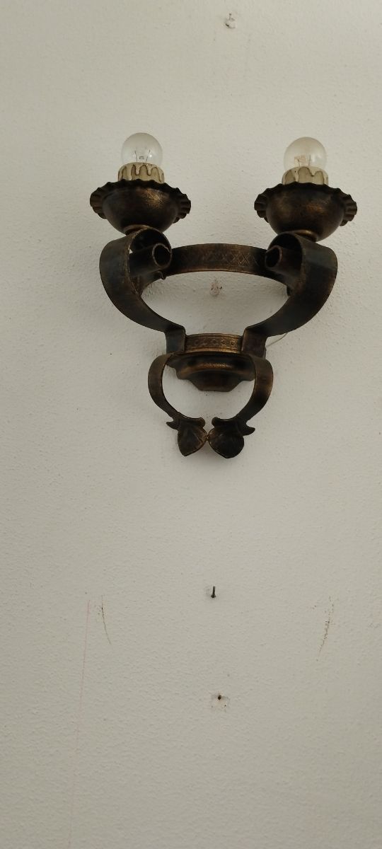 Candeeiro Vintage Ferro Forjado