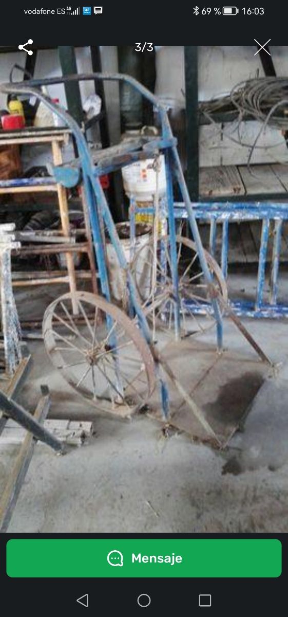 Un soplete Harrier usado 