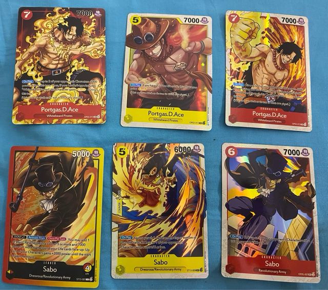 lote 49 cartas One Piece TCG
no originales