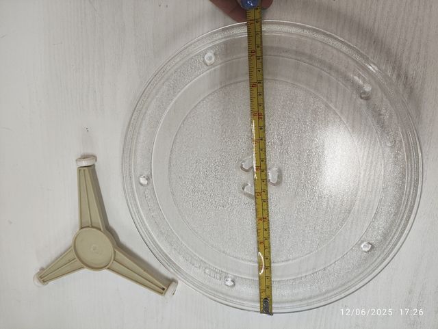 Plato giratorio microondas 28cm