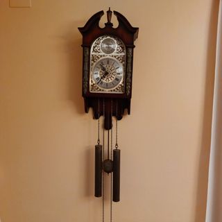 Reloj Pared Antiguo - Madera y Metal