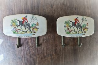 Colgadores de caza vintage "retour de la chasse"