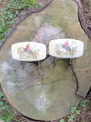 Colgadores de caza vintage "retour de la chasse"