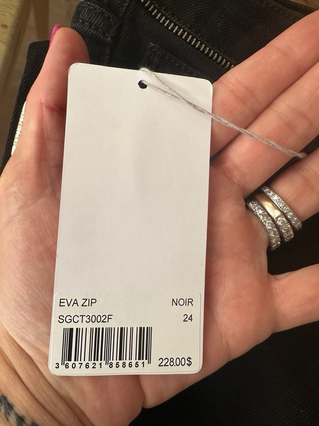 Vaqueros Zadig&Voltaire negros XS