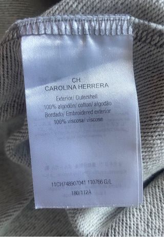 Sudadera gris Carolina Herrera