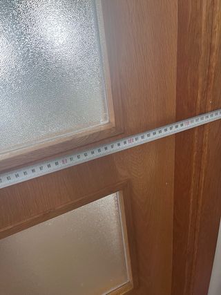 Puerta doble cristalera madera