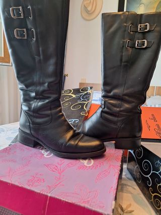 Botas altas mujer piel negras nº 39