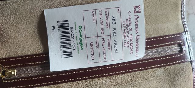 Joyero Bric's viaje piel serraje arena