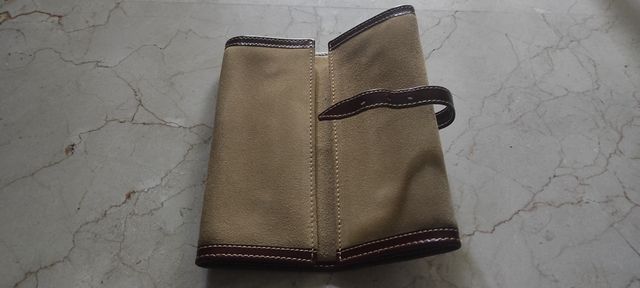 Joyero Bric's viaje piel serraje arena