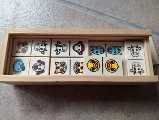 Dominó de animais infantil