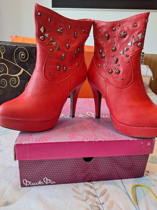 Botas rojas Piccola Du - Tacón - 39