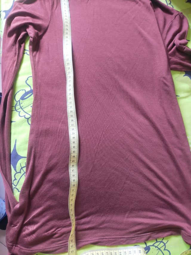 Maglia collo alto marrone