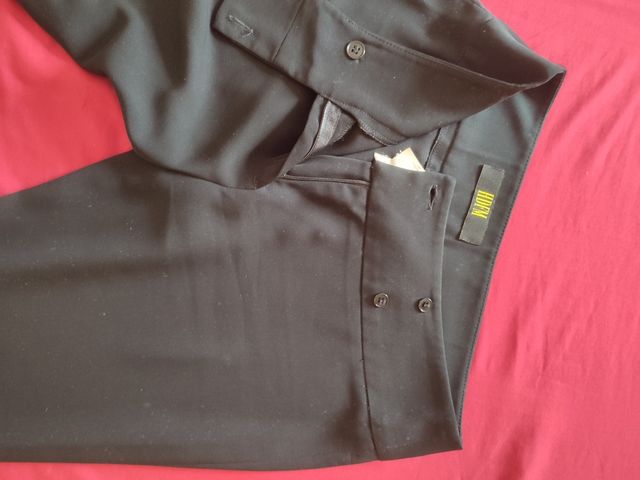 Pantaloni eleganti HDFM neri Tg L