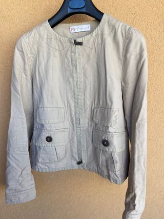 Chaqueta Purificación García beige