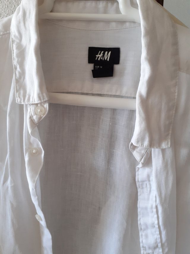 Camisa Lino HM perfecta, solo necesita planchado