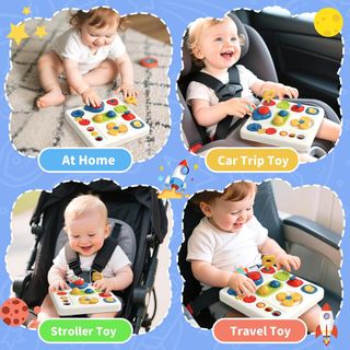 ✓ Juguetes Niños 1 Año - Tablero sensorial