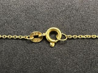 Cadena Forzada de oro 18k, 3.05g, 51cm.