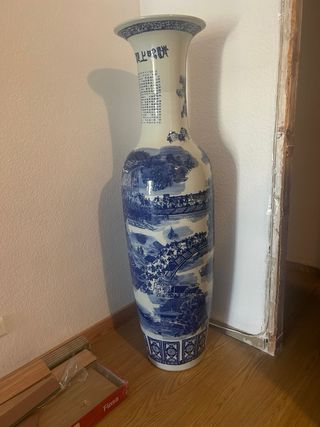 Jarrón chino de porcelana 145cm altura