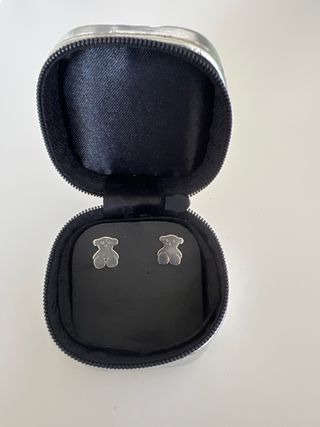 Pendientes oso Tous plata