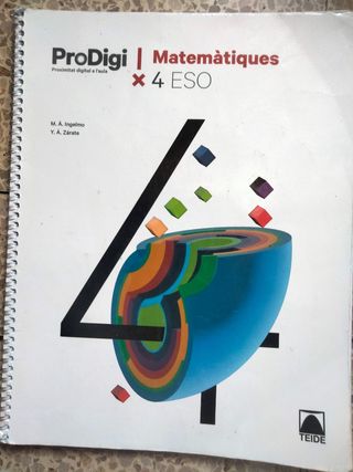 Matemàtiques 4 ESO - ProDigi