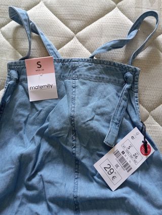 Mono vaquero premamá talla S