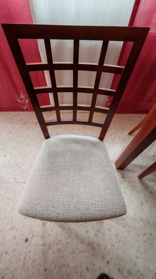 Mesa cristal extensible + sillas