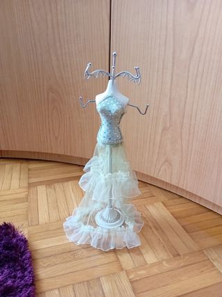 Expositor Joyas - Verde y Blanco