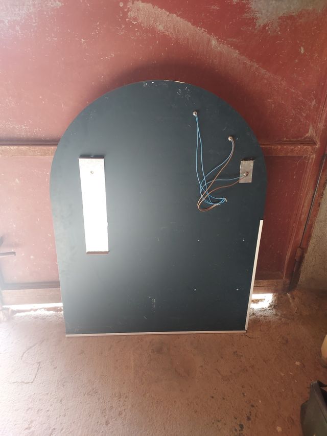 Espejo baño con luces - dorado