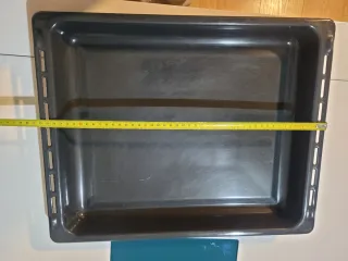 Bandeja horno negra metalica