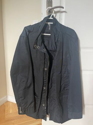 Cazadora Massimo Dutti M - Negra y Verde