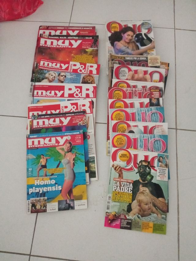 revistas QUO y MUY INTERESANTE