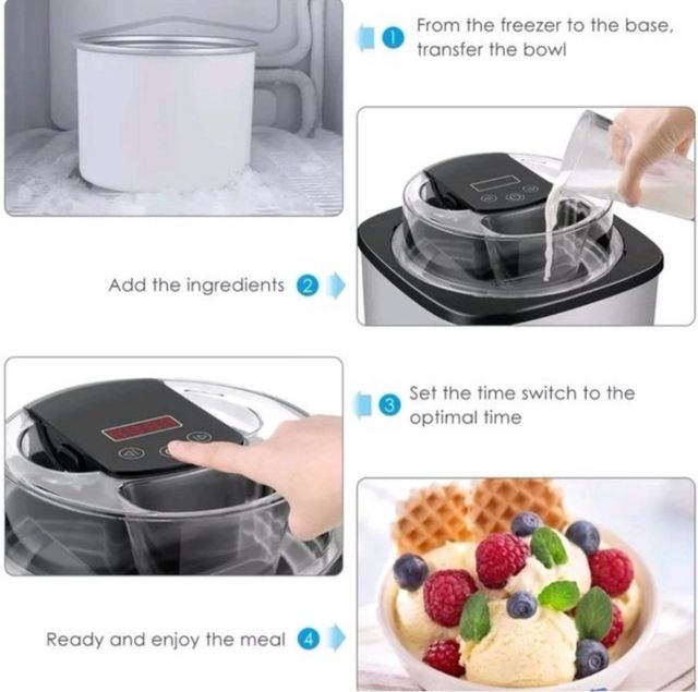 Heladera de helados 2L - Máquina para hacer helado