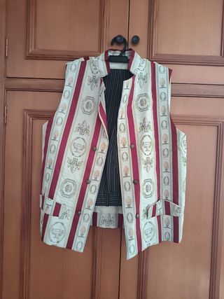 Chaleco pantalón rayas Castellonero