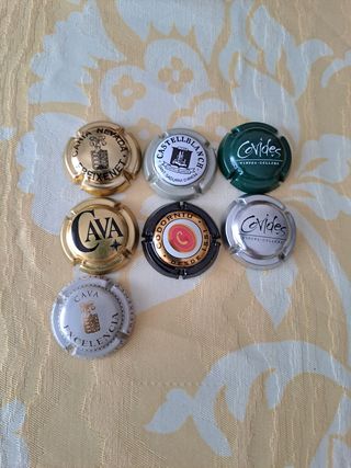 7 Chapas Cava + 8 Chapas