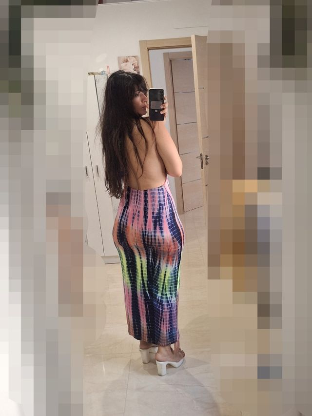 Vestido midi Shein multicolor